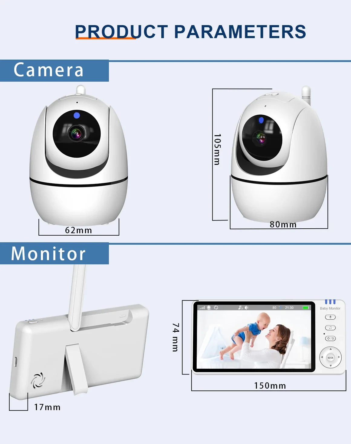 Baby Monitor - HoTec Vision - Reliable